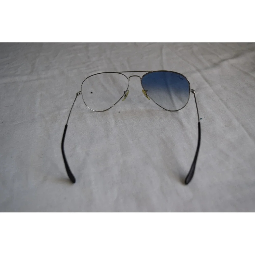 Ray-Ban Aviator RB3025 Large Metal Silver Blue Gradient Unisex Parts Repair
